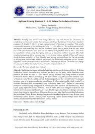 We did not find results for: Pdf Aplikasi Prinsip Mazmur 2 11 12 Dalam Peribadahan Kristen