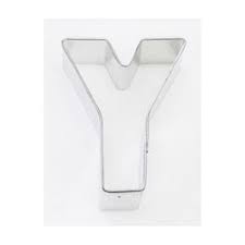 The varsity letter y cookie cutter will help you bake treats that will have everyone shouting yum! Cookie Cutter Letter Y