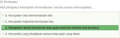 Peristiwa itu terjadi karena ban pecah. Contoh Soal Ujian Teori Sim A Dgn Kunci Jawaban Agustus 2021