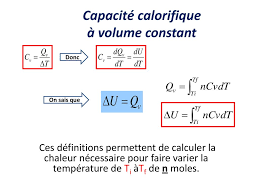 Introduction A La Thermodynamique Ppt Telecharger
