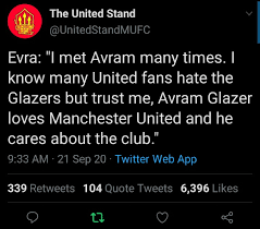 Wife of malcolm glazer the owner of the tampa bay buccaneers and premier league team manchester united who passed away at. Avram Glazer Avramaglazer Twitter
