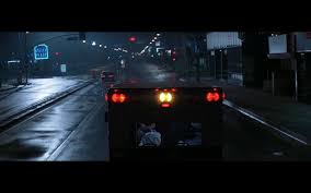 Shot From Magnolia Interesting Perspective Empty Wet Roads Possibly Balloon Lit Balloon Lights Road Magnolia