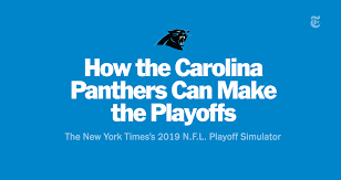 How The Carolina Panthers Can Make The Playoffs Through Week 17 The New York Times