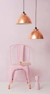 Copper Lights Copper Lighting Pink Decor Copper Living Room