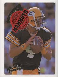 Brett favre rookie rc trading cards on ebay. 1994 Action Packed Deluxe Mammoth Mm9 Brett Favre