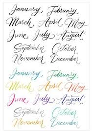 February In Cursive Check out our cursive calligraphy selection for the very best in unique or custom, handmade pieces from did you scroll all this way to get facts about cursive calligraphy? february in cursive