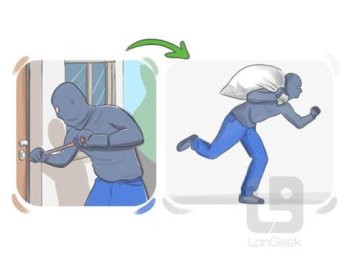 Definition & Meaning of "Get away with" in English | Picture Dictionary 🇬🇧