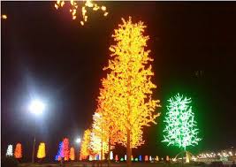 Artificial lighting trees in Pulau Warisan Kuala Terengganu ...