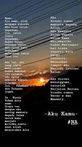 Aku Dan Kamu Bepergian Allah Puisi