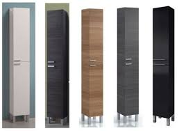 Black Bathroom Storage Cabinet Koncept Tall Narrow Bathroom Cupboard Black Bathroom Storage Bathroom Cupboards Cupboard Storage