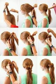 The inspiration of this project clearly seems to be coming out of laziness. 29 Ways To Spice Up Your Ponytail