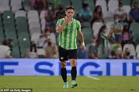 Rodrigo sánchez (real betis) left footed shot from the right side of the box to the bottom left corner following a set piece situation. Epv45qwyitmuwm