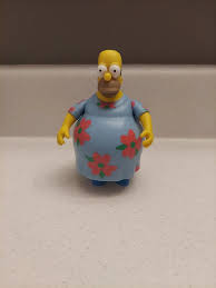 Homer Simpson- Fat Homer in Muumuu Dress, Action Figure Loose | eBay