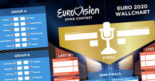 We've created a euro 2020 wall chart that you can download for free! Allez Ola Ole When Eurovision Meets The Euros Eurovision Song Contest