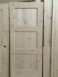 Mmi door shaker flat panel 48 in. Knotty Alder 3 Panel Shaker Style Interior Door In 1009 Ksr Door And Mill Comany