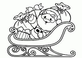 Everything has been classified in themes which are commonly used in primary education. Santa Sleigh Coloring Page Coloring Home