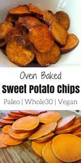 Baked Sweet Potato Chips Recipe Oh Snap Let S Eat Recipe Sweet Potato Chips Baked Paleo Sweet Potato Chips Potato Chip Recipes