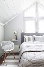 These ideas are comfortable and diyable, so you needn't much money to realize them at home. White Bedroom Loft Ikea Simple Style Minimalist Small Bedroom Design Attic Layout Bedroom Design Loft Inspiration Attic Bedroom Designs