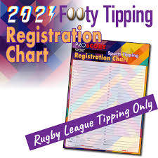 Palmerbet blog offers afl betting tips, previews, and all the latest afl news with practical betting 12 may 2021. Rugby League Tipping Registration Chart Wall Chart Only 2021 Proscore