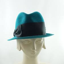 Teal Fedora Hat For Women Turquoise Fur Felt Hat Handmade By Marcia Lacher Hats Hats For Women Fedora Hat Women Hat Fashion