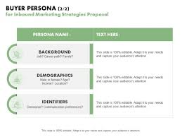 Se da un lato possono agevolare il giocatore dando degli oggetti. Buyer Persona 2 2 For Inbound Marketing Strategies Proposal Ppt Powerpoint Presentation Professional Guide Powerpoint Templates