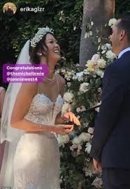 Thanks to their instagram posts, and those of other guests, we're able to take a look into the festivities. Golf Star Michelle Wie 29 Marries Jonnie West 31 Son Of Nba Legend Jerry Daily Mail Online