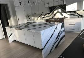 quality panda white marble vanity top