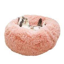 The furhaven dog bed comes in five different sizes to accommodate your pooch, ranging from small to jumbo plus. Fymall Luxury Faux Fur Pet Bed For Cats Small Dogs Cuddler Oval Plush Bed Walmart Com Walmart Com