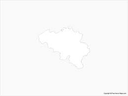 Lonely planet's guide to belgium. Vector Map Of Belgium Outline Free Vector Maps