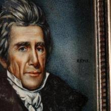 Sold at Auction: Ralph Eleazer Whiteside Earl, Ralph E. W. Earl (TN/CT,  1788-1838), Portrait of Andrew Jackson
