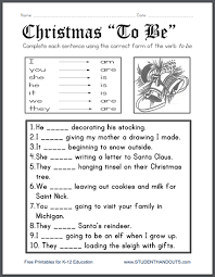 Showing 8 worksheets for 2nd day of christmas. Christmas To Be Verb Worksheet Free To Print Pdf File Verb Worksheets Grammar Worksheets 2nd Grade Reading Worksheets