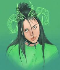 Billie Eilish Art Celebrity Drawings Billie Cartoon Art