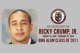 In Loving Memory of Ricky Crump Jr., Class of 2011 at Bishop McManus  Academy. It is with heavy hearts that we share the news of Ricky's sudden  passing. His time with us