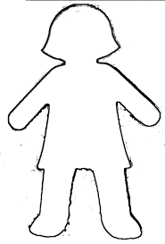 576x848 Template Boy In 2020 Paper Doll Template Girl Outlines Shapes For Kids