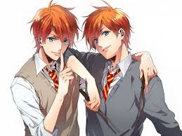 Weasley Twins 684928 Zerochan Harry Potter Anime Harry Potter Fan Art Fred And George Weasley