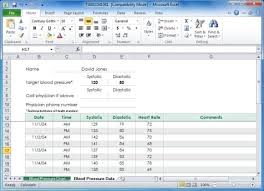 5 Blood Pressure Chart Templates Word Excel Templates