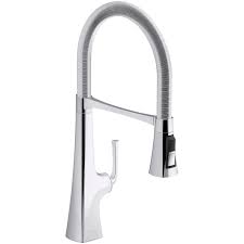 How to install a kitchen faucet. Kohler K 22061 Cp Graze 1 5 Gpm Single Hole Build Com