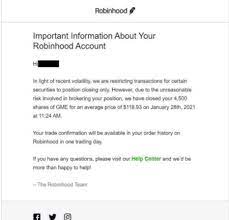 I refreshed the screen and robinhood's average rating had fallen from 4.8 to 1.0 in a matter of minutes. Joe Mccann On Twitter Robinhood Literally Closing Out Positions Against The User S Will In Gme I M Sure They Have Something In Their Tos About This But Wow Https T Co Upylbm7cro