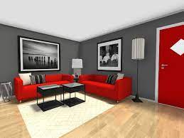 7 Small Room Ideas That Work Big Grey Walls Living Room Red Living Room Decor Red Living Room Walls