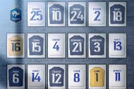 La liste des 26 joueurs pour l'euro avec le retour de benzema ! Les Numeros De Maillot Des Bleus A L Euro Devoiles L Equipe