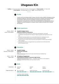 This following resume sample provides generic example of a resume for graphic design positions as well as web designers and artistic design positions. Graphic Designer Art Design Resume Samples Kickresume
