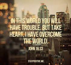 It is no wonder, then, why jesus's promise in john 16:33 also takes deep root in the minds and hearts of so many christians: Pin On Faith