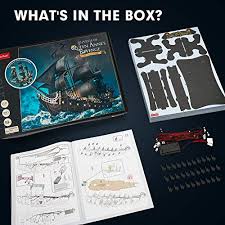 This 3d ship model kits restored the famous vessel just as dramatic as real thing, which has 'double deck cruise'. Cubicfun 3d Puzzle For Adults Moveable Led Pirate Ship Puzzles With Detailed Interior Large Queen Anne S Revenge Sailboat Desk Model Kits Difficult Puzzles With Lights Watercraft Gifts For Men Women Pricepulse