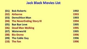 However, the dragon warrior mantle is supposedly mistaken to be bestowed upon an obese panda who is a novice in martial arts. Jack Black Movies List Youtube