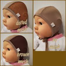 Buy Mocha Brown Baby Pilot Hat, Giddy Baby Hat, Hat With Ties or Snaps,  Hearing Aid Hat, Size NB-36 Mo, Mesh Pilot Hat-brushed Poly Spandex Online  in India