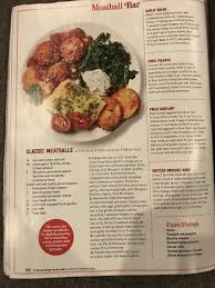 Food network kitchen stretched out the decadence of the beef by adding a portobello mushroom and using an egg white in the meatballs. Meatball Bar Food Network Magazine Food Network Recipes Ground Meat Recipes Food Network Magazine