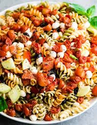 Letting the pasta and veggies sit in the dressing for a while makes a huge difference in flavor. Best Pasta Salad Recipe With Homemade Dressing Joyfoodsunshine