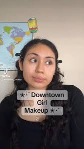 Downtown girl makeup look