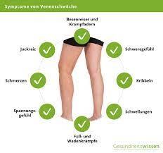 Venenschwache Ursache Symptome Diagnose Behandlung