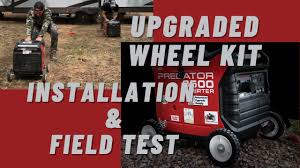 Looks like exactly what i might need for my travel trailer. Predator 3500 Upgraded Wheel Kit Installation And Field Test Youtube